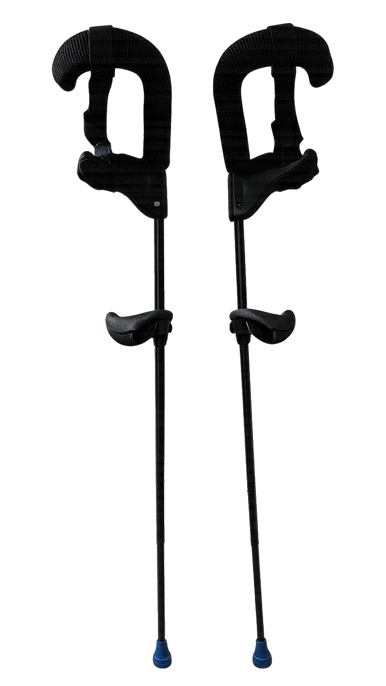 Deux béquilles legmio. Two legmio crutches.